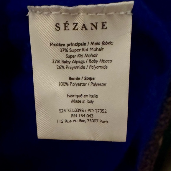 Sezane - Gaspard Cardigan in Royal Blue - Picture 3 of 4